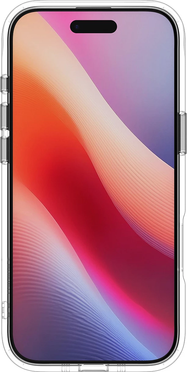 Zaščitni ovitek Spigen Ultra Hybrid "S" MagSafe za iPhone 17 Air, bel/prosojen