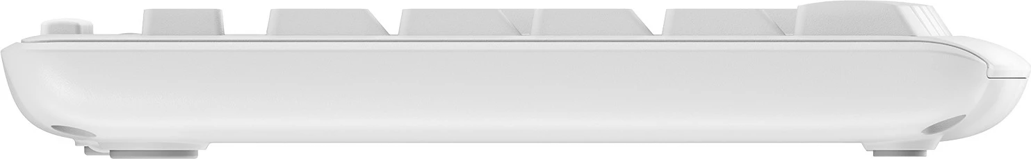 Tastatura in miška Logitech MK295 Silent Wireless Combo, AZERTY, brezžični, bela