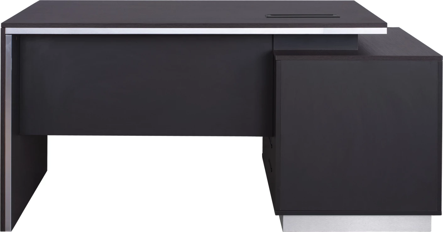 Profesionalna pisalna miza z levo omaro, barva rosewood, FH2113L, 180x80x76 cm