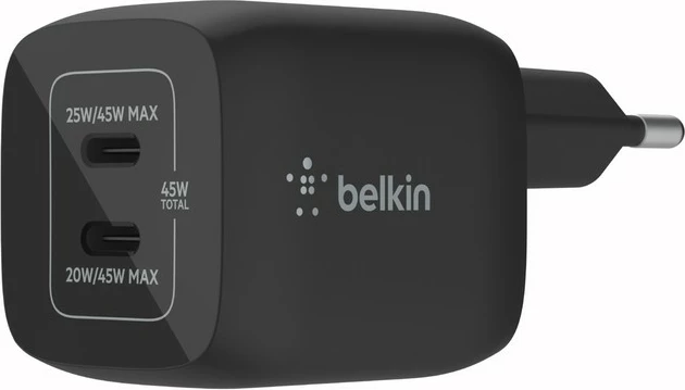 Namizni polnilec Belkin BoostCharge Pro, 45 W, črn