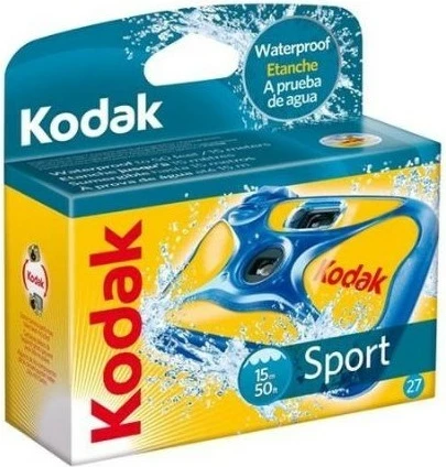 Vodoodporna kamera Kodak Ultra Sport, 27 posnetkov, rumena