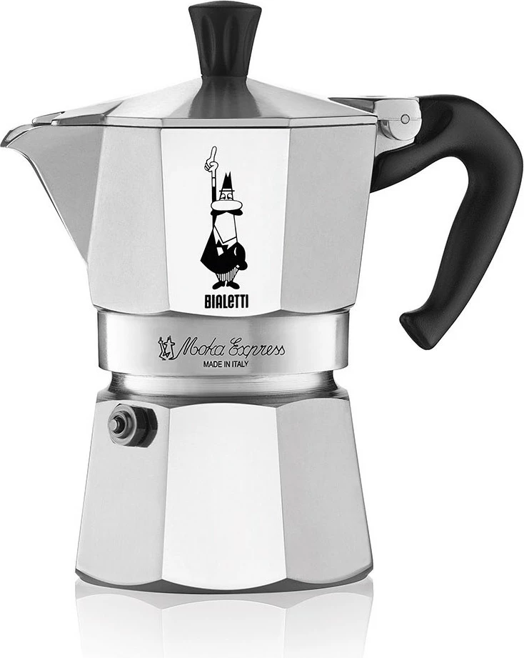 Kavni lonček Bialetti Moka Express 0,23 L, alumin, za 4 skodelice