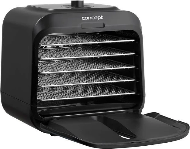 Tharilka hrane Concept SO4000, 5 inox pladnjev, črna