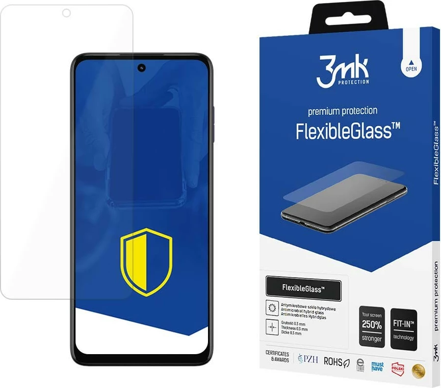 Hibridno zaščitno steklo 3MK FlexibleGlass za Motorola Moto G73 5G, prozorno