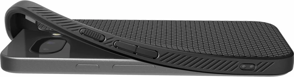 Ovitek za telefon Liquid Air Spigen za Google Pixel 9A, mat črn