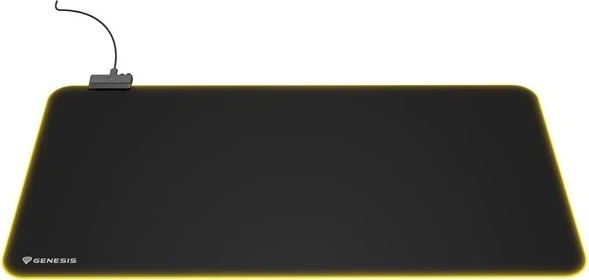 Velika podloga za miško Genesis Boron 500 XXL RGB, črna