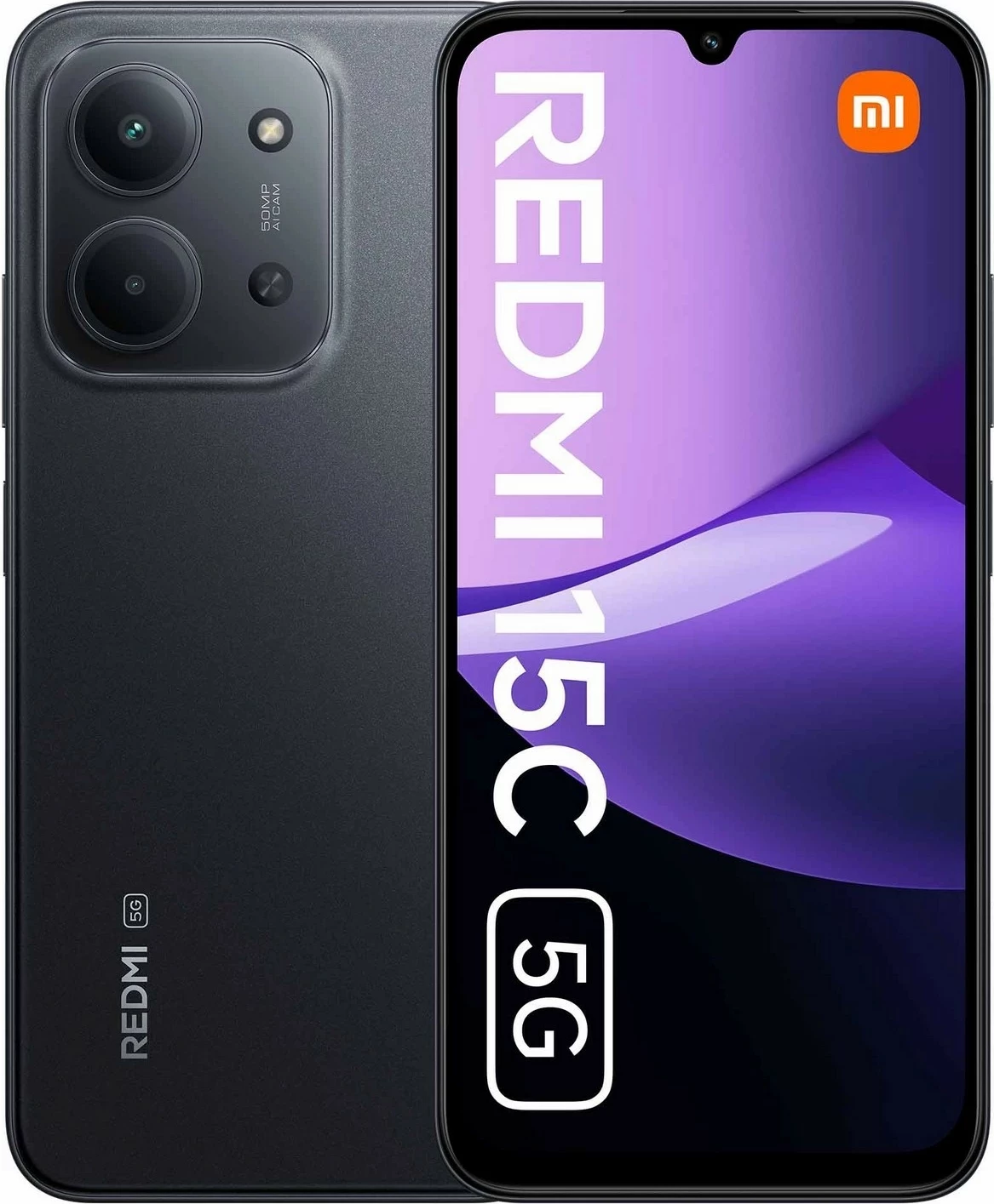 Pametni telefon Xiaomi Redmi 15C 5G, 4/256GB, črn