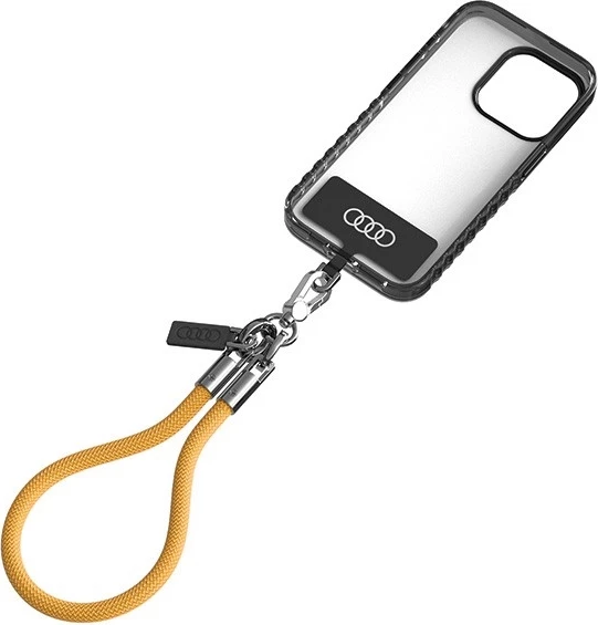 Univerzalen trak za pametni telefon Audi, 28 cm x 8 mm, rumen