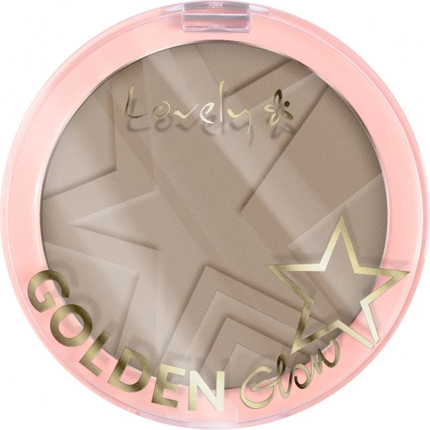 Puder za konturiranje obraza Golden Glow Powder New Edition 3, 3 Cool Brown, Lovely, 10 g