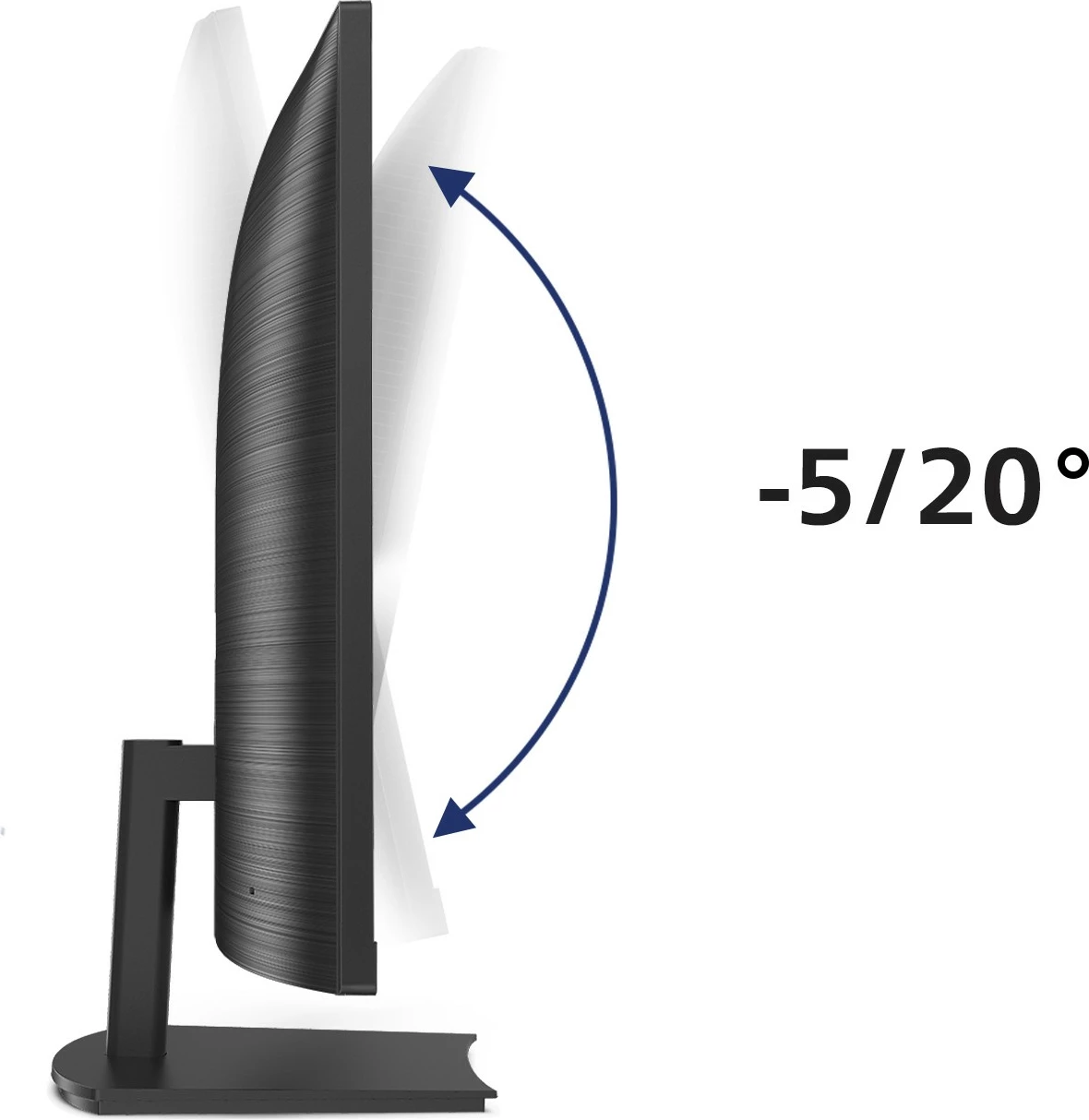 Zakrivljen 23,6" monitor Full HD Philips 241E1SCA/00, črn