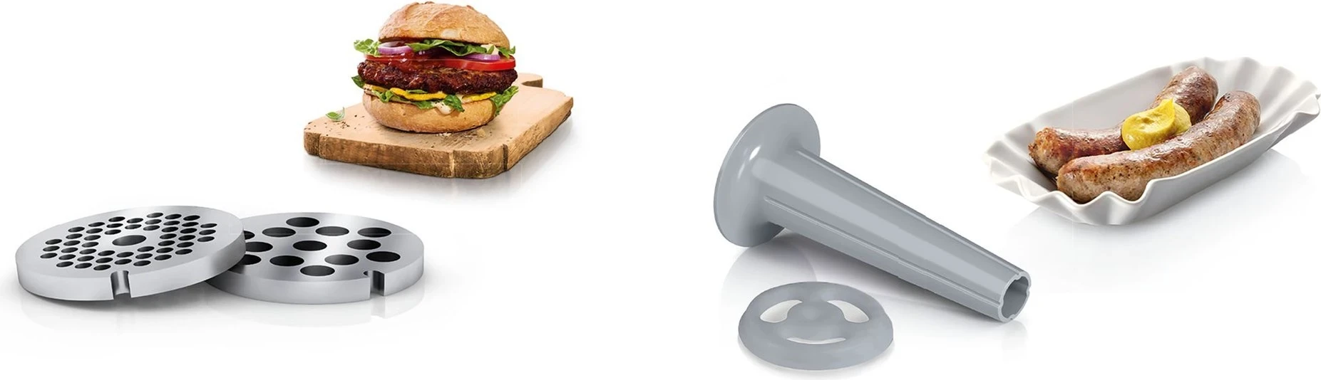 Mlinček za meso Bosch MFW2510W, 350 W, bel