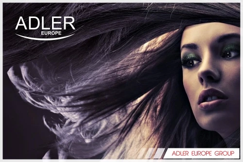 Kodralnik za lase Adler AD 2105, 19 mm, keramičen, 25 W, hitro PTC ogrevanje, z krtačo, bel/srebrn