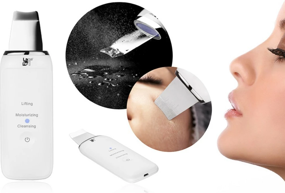 Kavitacijski piling, Lafe TWA002, 24.000 vibracij/s, 3 načini dela, baterija 600 mAh, bel