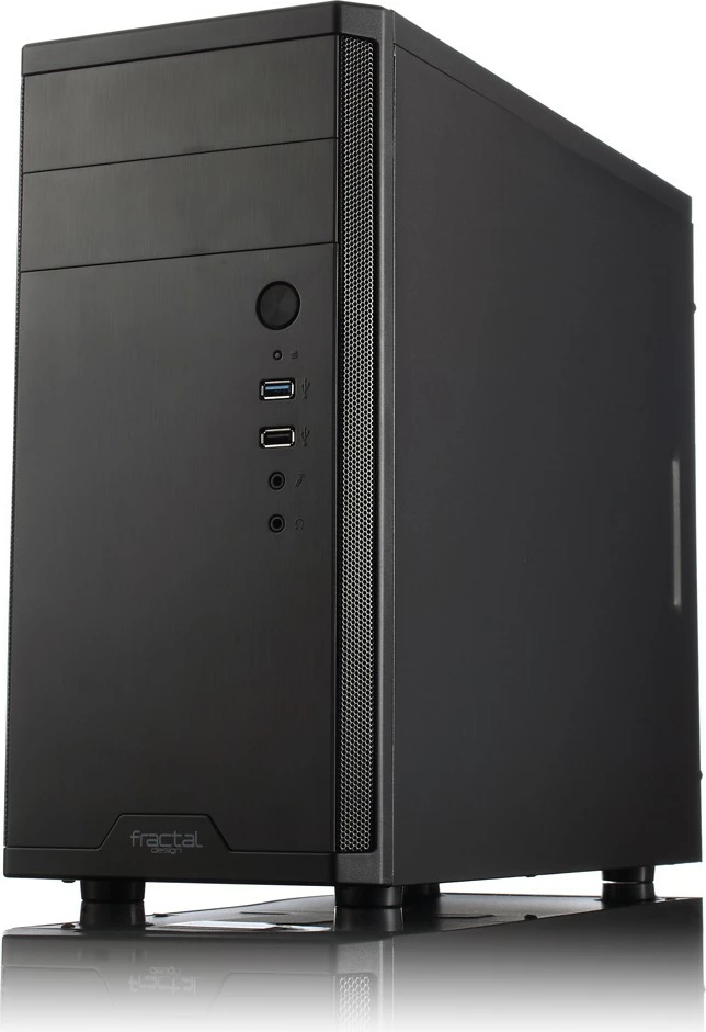 Računalniško ohišje Fractal Design Core 1100, Mini stolp, Micro ATX/Mini ITX, črn