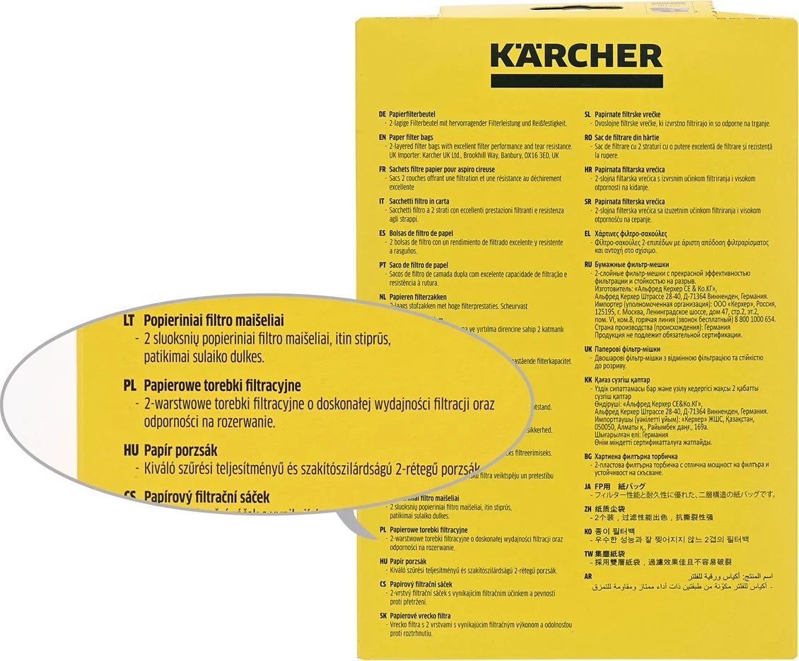 Dodatki za sesalnik KARCHER 6.904-322.0