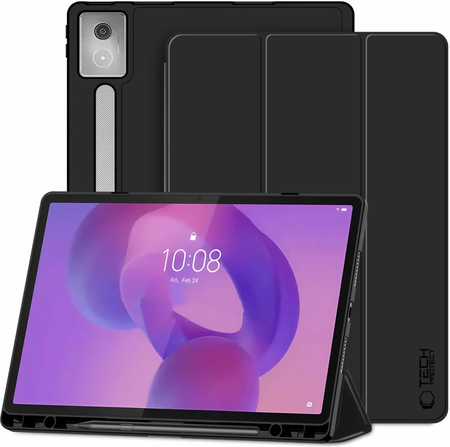 Ovitek za tablico Tech-Protect SC Pen Case za Lenovo Idea Tab Pro / Pro MT 12.7 TB-373, črn