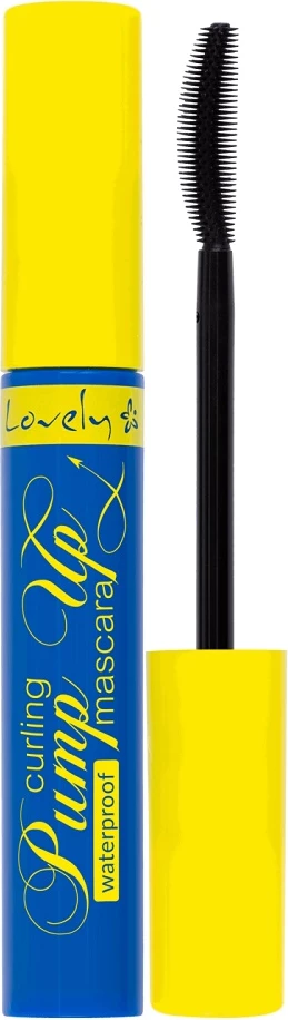 Maskara Pump Up Curling Waterproof Lovely, za ženske, črna, 8 g