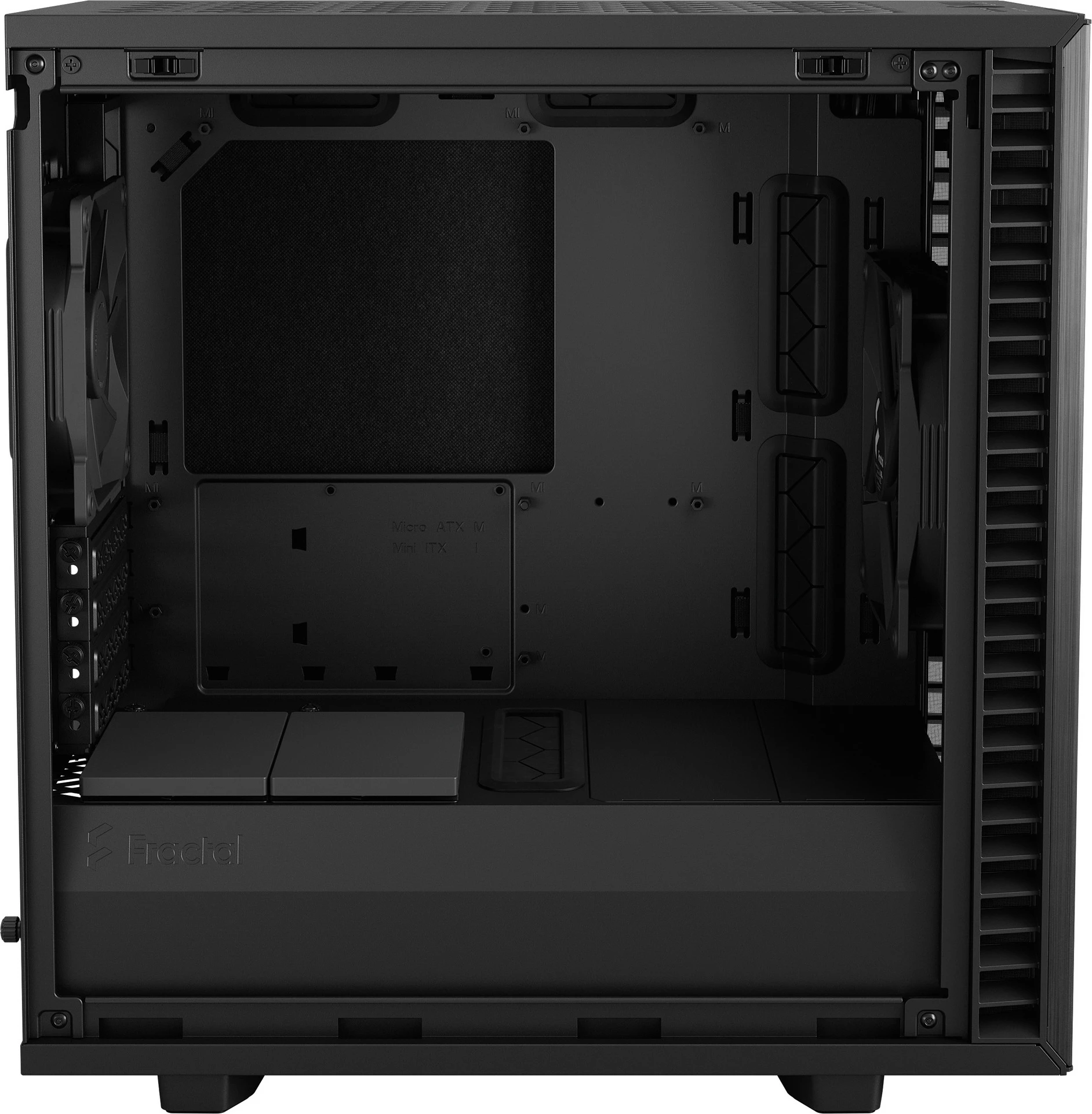 Kompaktna ohišje Fractal Design Define 7 Mini, micro ATX/Mini-ITX, črno