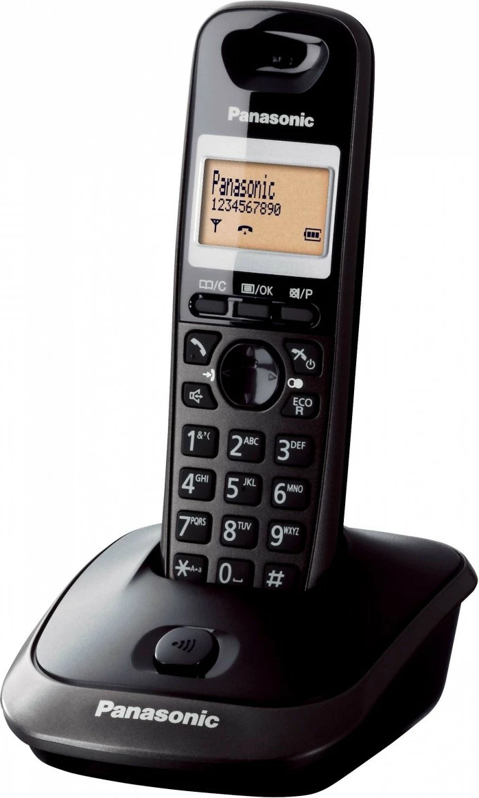 Brezžični telefon Panasonic KX-TG2511PDT, DECT, črn