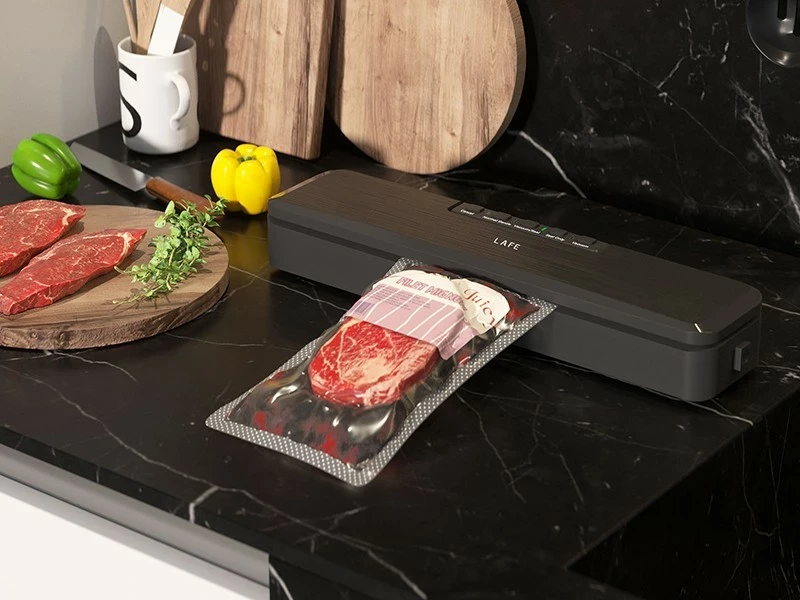 Vakumski aparat Vac&Seal Lafe, 250 W, plastika, avtomatski, črn