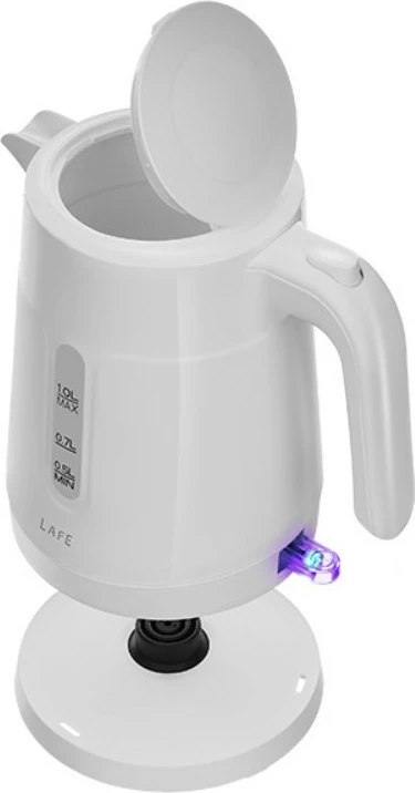 Električni kuhalnik vode 1 L, 1500 W, plastika, bel — Lafe Essential S LAFCZA47544