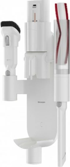 Brezžični sesalnik, Sharp VC-SV12AEU-W, 2 bateriji, bel