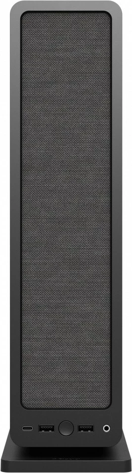 Kompaktna ohišje Fractal Design Ridge Black, Mini ITX, Tower Slim, 4x 2.5" pogon, črno