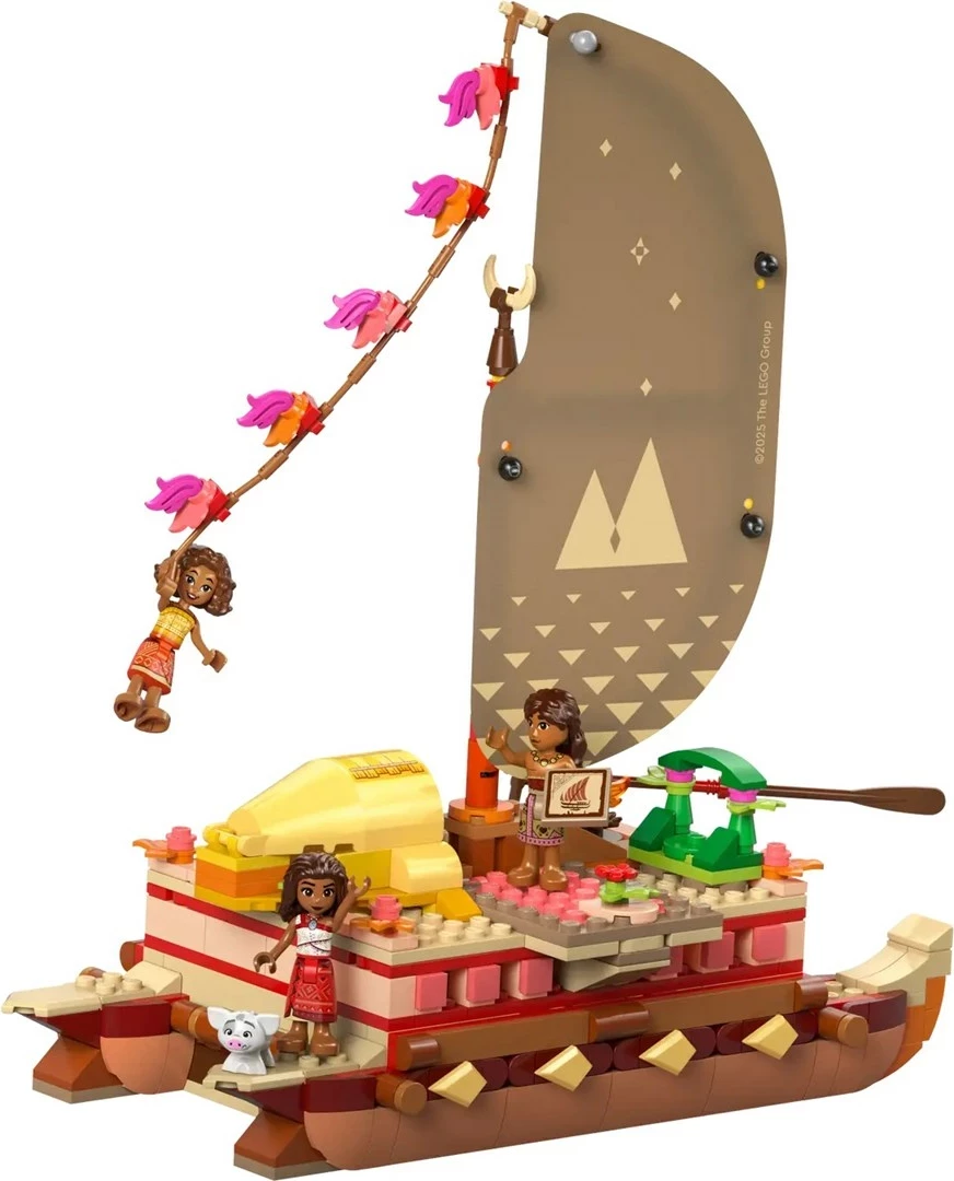 Kanoa za avanturo Moana, LEGO Disney 43270