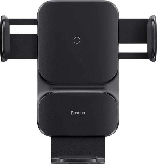 Držalo za telefon za avto z brezžičnim polnjenjem 15W, Baseus Wisdom CGZX000001, črno