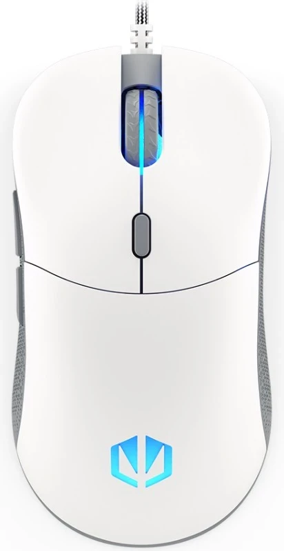Žična miška z RGB osvetlitvijo Endorfy GEM Plus, bela