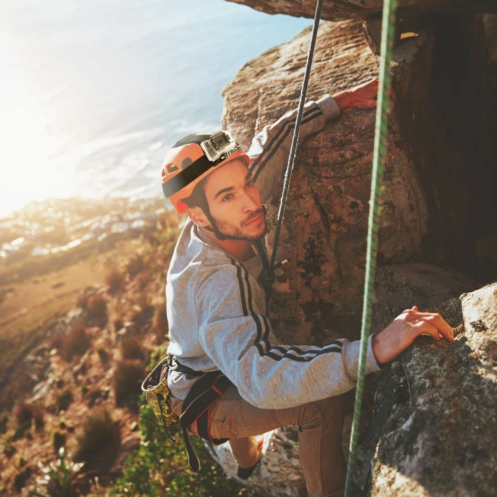 Nosilec za glavo za GoPro/DJI Tech-Protect GA100, črn