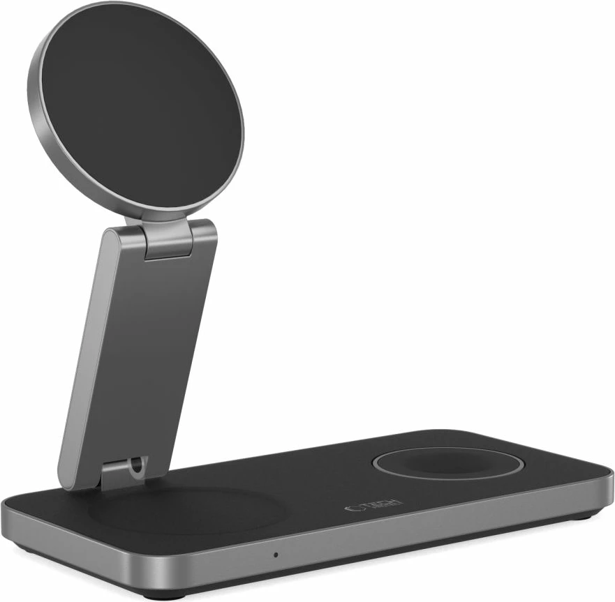 Indukcijski polnilec 3-v-1 Tech-Protect QI15W-A47 z MagSafe, USB-C, črn