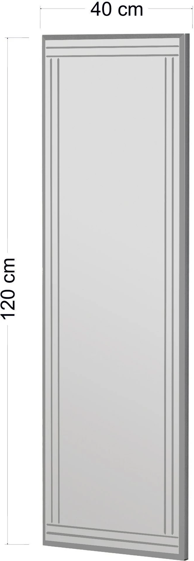 Ogledalo za komodo Hanah Home Buhem, belo