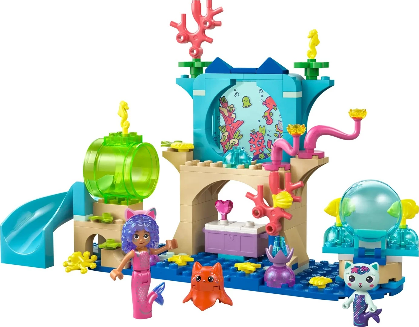 Set morske deklice Gabby’s Dollhouse Mermaid Gabby's Aquarium Adventure 11204, 103 delov