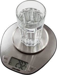 Kuhinjska tehtnica Adler MS 3152, 5 kg, natančnost 1 g, posoda 2 L, nerjaveče jeklo, INOX