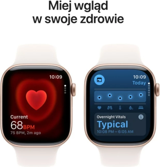 Pametna ura, aluminijasto ohišje, 42 mm, GPS+Cellular, 64 GB, rožnato-zlata, športni pašček rožnat S/M Apple Watch Series 11