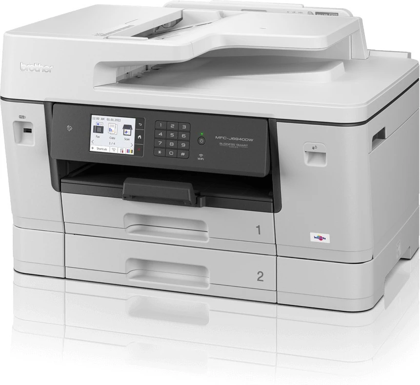 Multifunkcijski tiskalnik Brother MFC-J6940DW, inkjet, A3, Wi‑Fi, sivo/bele
