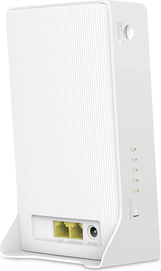 Router 4G+ Cat6 AC1200, bel — Mercusys Router 4G+ Cat6 AC1200, bel — Mercusys