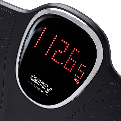 Kopalniška tehtnica Adler CR 8171, 180 kg, LED zaslon, način tehtanja dojenčka, 29,5x33,5 cm, črna