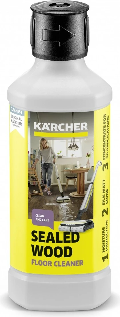Čistilo za tla za ukrivljen parket, 0,5 L, Karcher RM 534