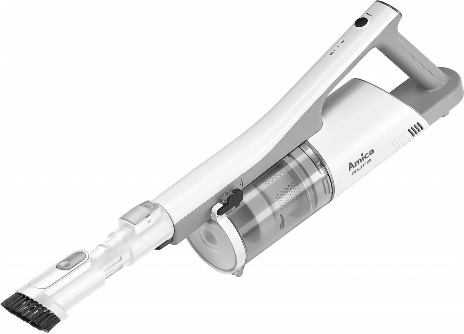 Pokončni brezžični sesalnik Amica AURA VM 7050, 450 ml, bel