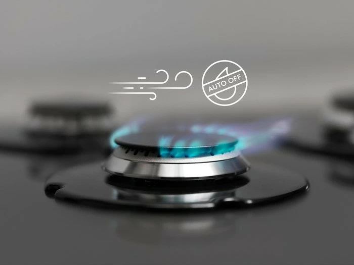 Plinska kuhalna plošča, 4 kuhalne cone, bela Electrolux EGS6436WW