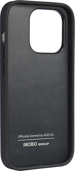 Ovitek iz umetnega usnja za iPhone 14 Pro 6.1, Audi, črn