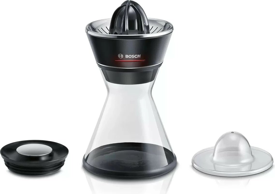 Stiskalnik citrusov Bosch MCP72GPB, 1 l, črn