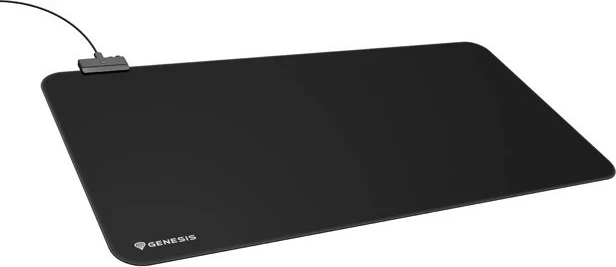 Velika podloga za miško Genesis Boron 500 XXL RGB, črna