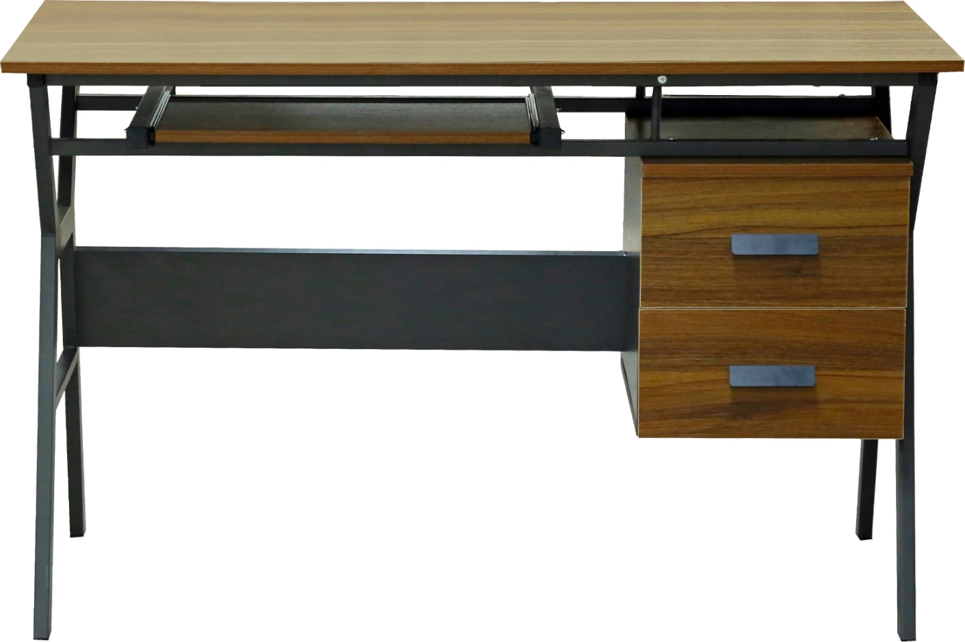 FH2130.03 pisalna miza, oreh-siva, 120X60X76