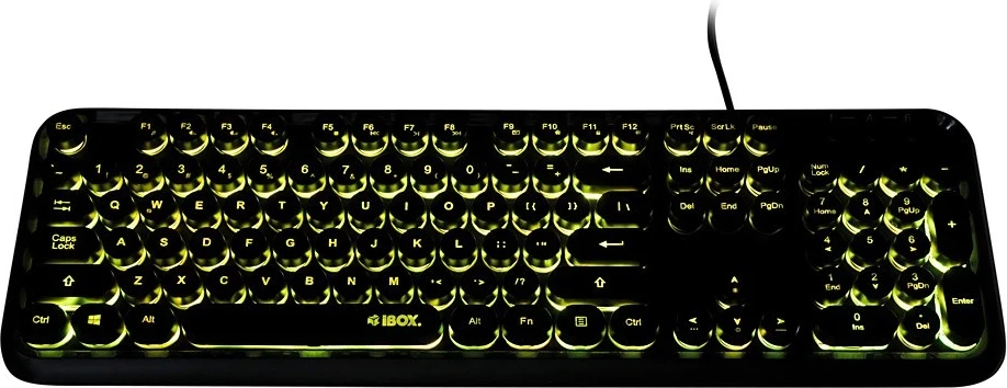 Tastatura I-BOX PULSAR IKS620, LED, žična