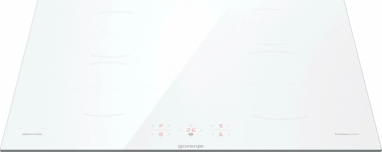 Plošča za indukcijo Gorenje GI6401WSC, 4 kuhališča, bela