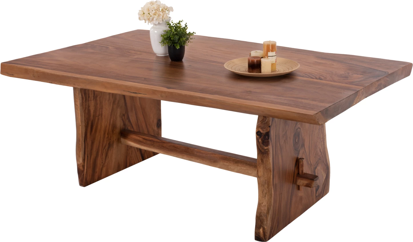 Jedilna miza ULYSES FH9758 iz masivnega suar lesa v naravni barvi 250x90x78H cm