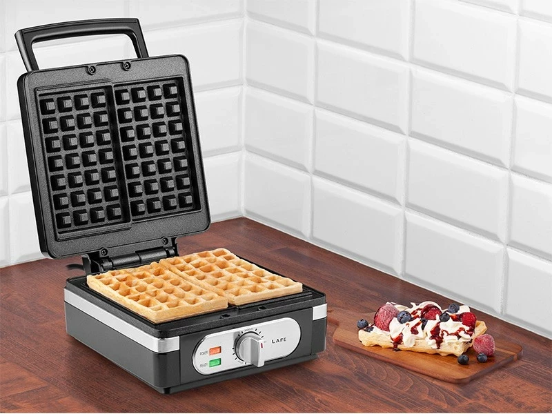 Gofrnik 1400 W, črn, Lafe WaffleMaster